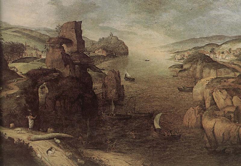 Pieter Bruegel Christ appears in the sea Tiberias Sweden oil painting art